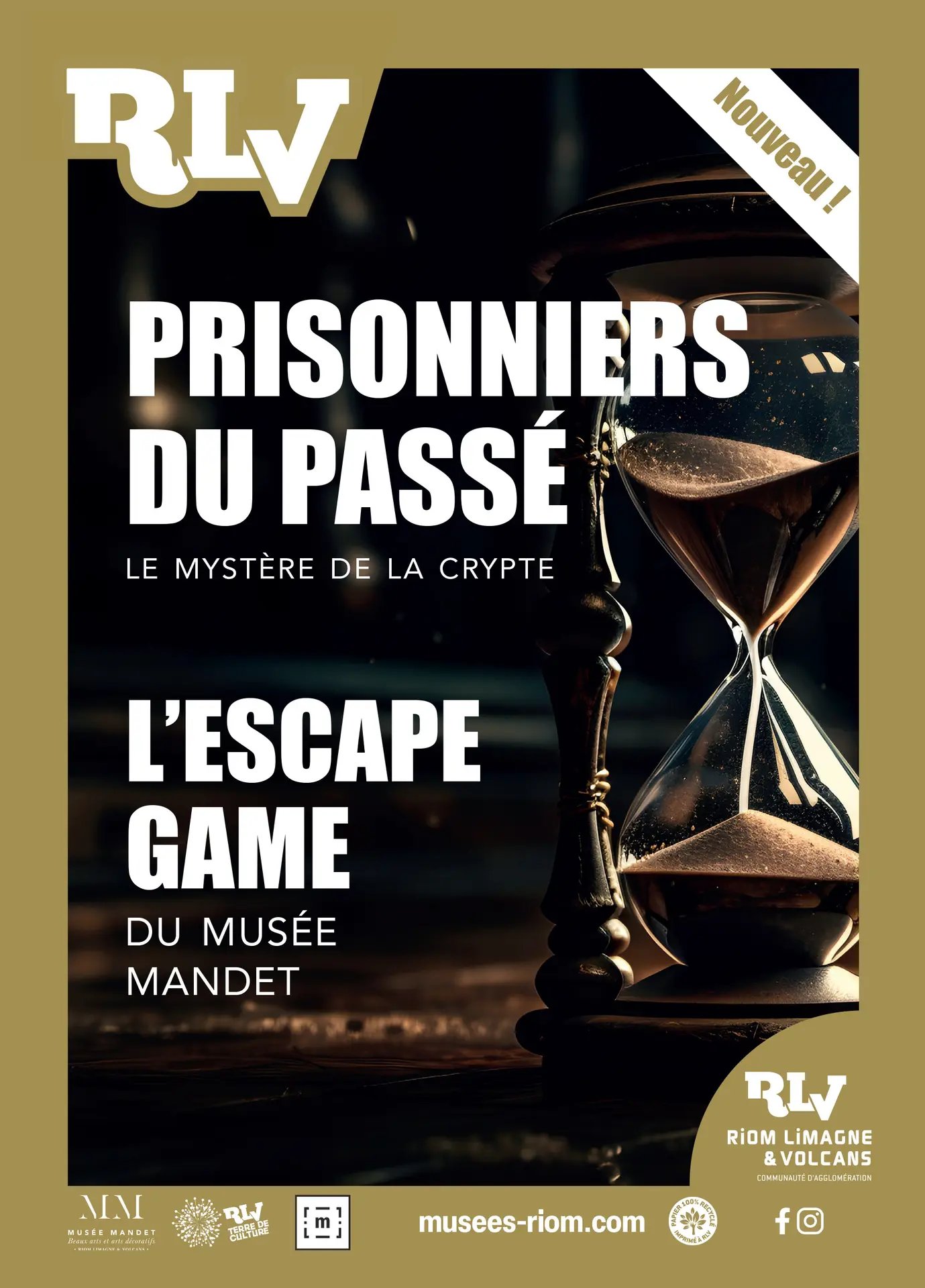 Escape Game, le mystere de la crypte, musee Mandet, Riom