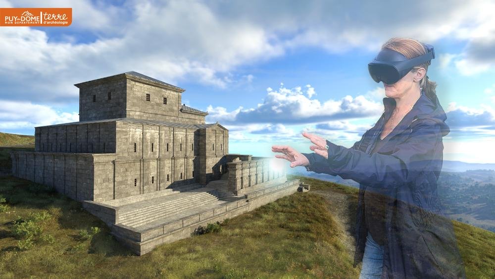 Le temple de Mercure : visite guidée et réalité virtuelle au sommet du Puy de Dôme